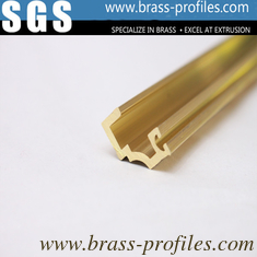 China Brass Extrusion Profiles and Decorative Copper Brass Profiles supplier