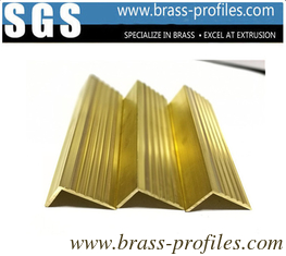 China Copper Zinc Anti-slip strip for stairs Brass Anti-slip strip for stairs supplier